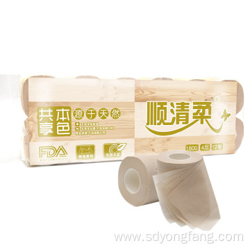 Bamboo Colored Toilet Paper Tissue Roll